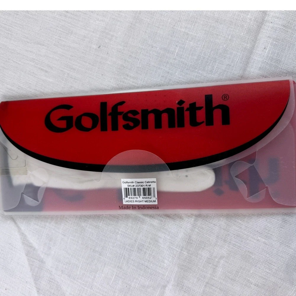 NEW Golfsmith Classic Cabretta Leather Golf Glove Womens Right Medium White NWT